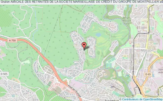 plan association Amicale Des Retraites De La Societe Marseillaise De Credit Du Groupe De Montpellier Juvignac