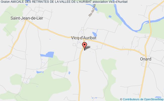 plan association Amicale Des Retraites De La Vallee De L'auribat Vicq-d'Auribat