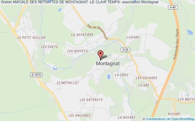AMICALE DES RETRAITES DE MONTAGNAT -LE CLAIR TEMPS-