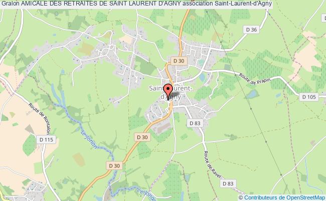 plan association Amicale Des Retraites De Saint Laurent D'agny Saint-Laurent-d'Agny