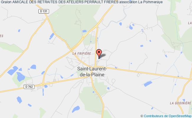 plan association Amicale Des Retraites Des Ateliers Perrault Freres Saint-Laurent-de-la-Plaine