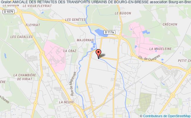 plan association Amicale Des Retraites Des Transports Urbains De Bourg-en-bresse Bourg-en-Bresse