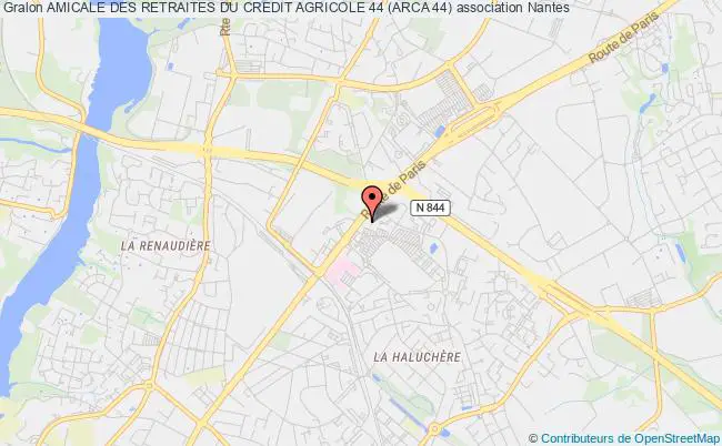 plan association Amicale Des Retraites Du Credit Agricole 44 (arca 44) Nantes
