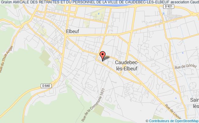 plan association Amicale Des Retraites Et Du Personnel De La Ville De Caudebec-lÈs-elbeuf Caudebec-lès-Elbeuf
