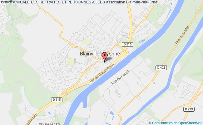 plan association Amicale Des Retraites Et Personnes Agees Blainville-sur-Orne