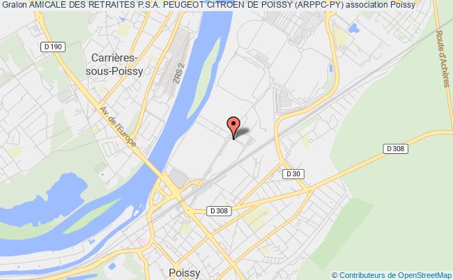 plan association Amicale Des Retraites P.s.a. Peugeot Citroen De Poissy (arppc-py) Poissy