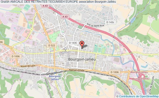 plan association Amicale Des Retraites Tecumseh Europe Bourgoin-Jallieu