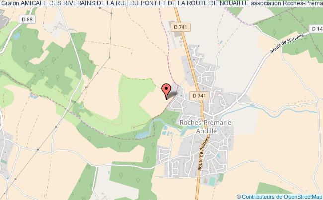 plan association Amicale Des Riverains De La Rue Du Pont Et De La Route De Nouaille Roches-Prémarie-Andillé