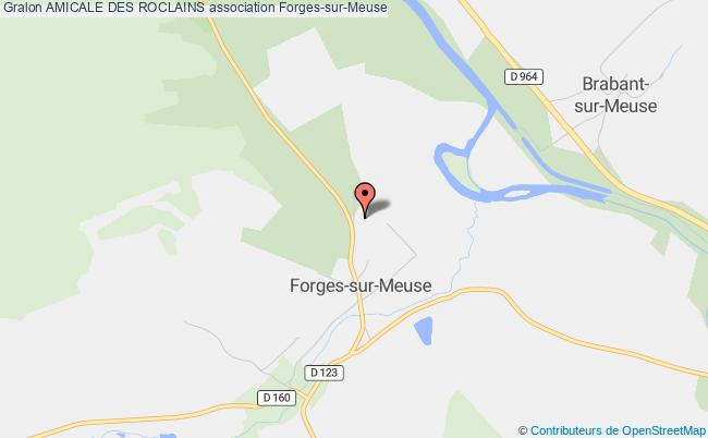 plan association Amicale Des Roclains Forges-sur-Meuse