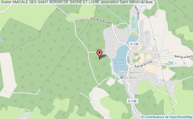 plan association Amicale Des Saint Sernin De Saone Et Loire Saint-Sernin-du-Bois