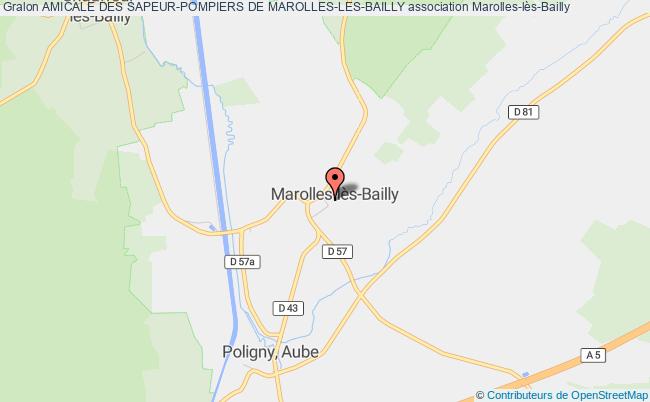plan association Amicale Des Sapeur-pompiers De Marolles-les-bailly Marolles-lès-Bailly
