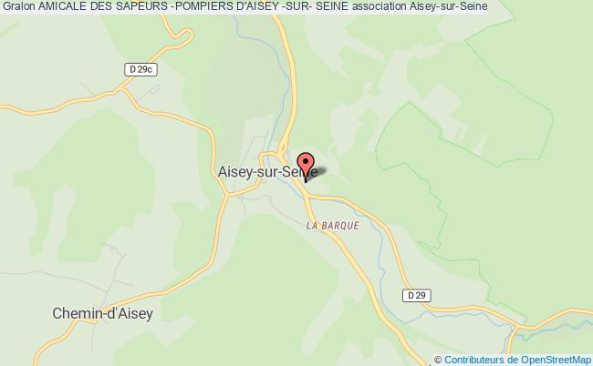 plan association Amicale Des Sapeurs -pompiers D'aisey -sur- Seine Aisey-sur-Seine