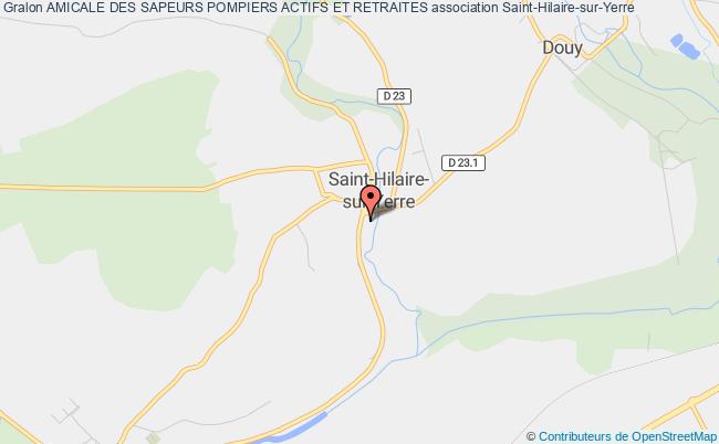 plan association Amicale Des Sapeurs Pompiers Actifs Et Retraites Saint-Hilaire-sur-Yerre
