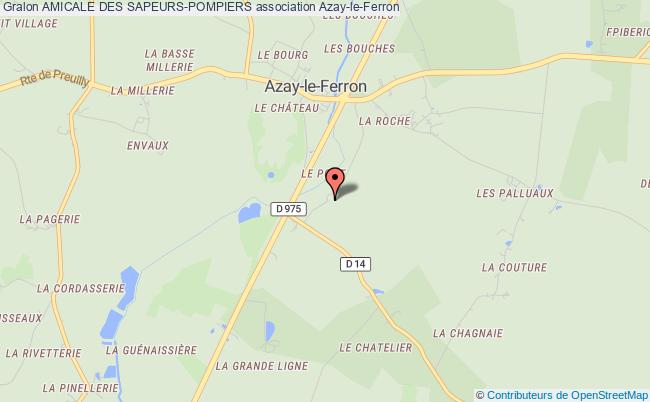 plan association Amicale Des Sapeurs-pompiers Azay-le-Ferron