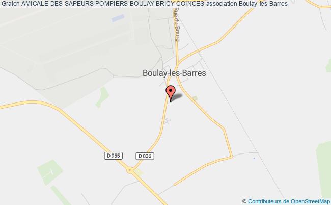 plan association Amicale Des Sapeurs Pompiers Boulay-bricy-coinces Boulay-les-Barres