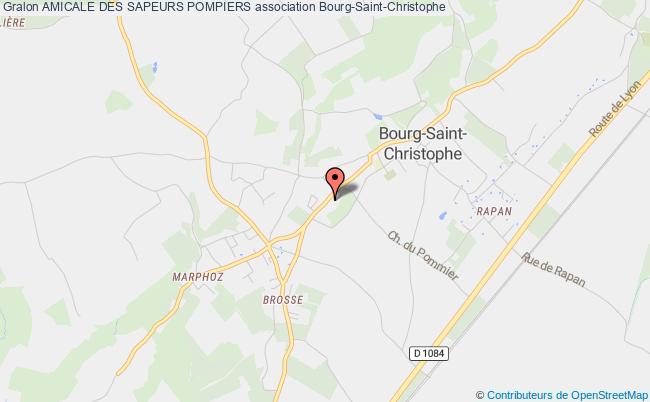 plan association Amicale Des Sapeurs Pompiers Bourg-Saint-Christophe
