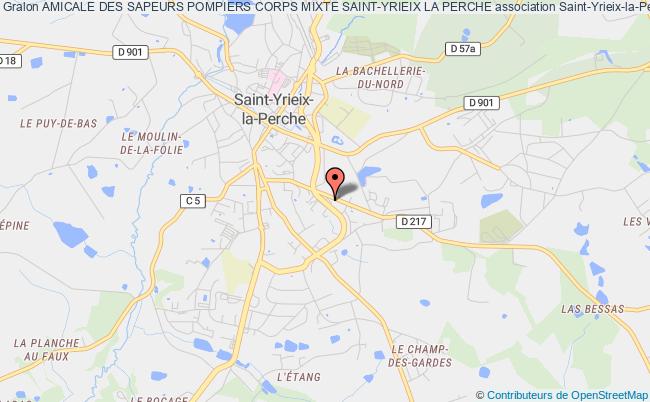 plan association Amicale Des Sapeurs Pompiers Corps Mixte Saint-yrieix La Perche Saint-Yrieix-la-Perche