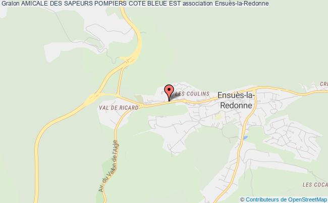 plan association Amicale Des Sapeurs Pompiers Cote Bleue Est Ensuès-la-Redonne