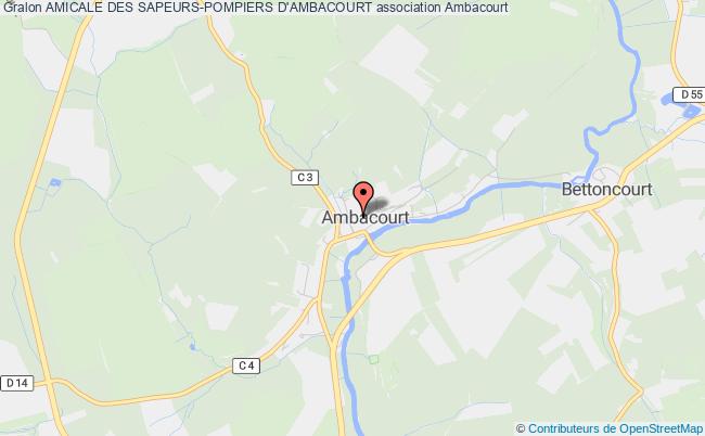 plan association Amicale Des Sapeurs-pompiers D'ambacourt Ambacourt