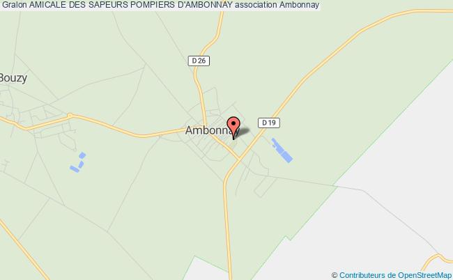 plan association Amicale Des Sapeurs Pompiers D'ambonnay Ambonnay