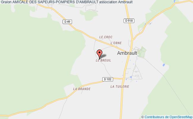 plan association Amicale Des Sapeurs-pompiers D'ambrault Ambrault