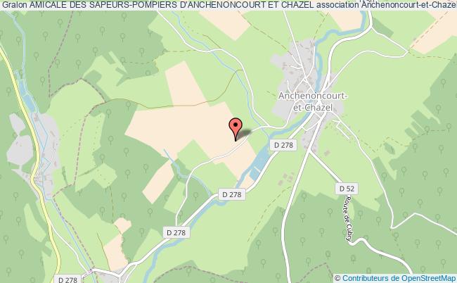 plan association Amicale Des Sapeurs-pompiers D'anchenoncourt Et Chazel Anchenoncourt-et-Chazel