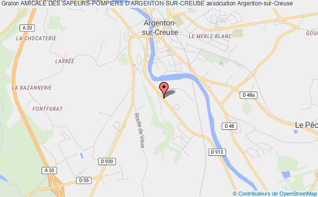 plan association Amicale Des Sapeurs-pompiers D'argenton-sur-creuse Argenton-sur-Creuse
