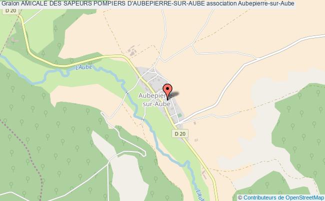 plan association Amicale Des Sapeurs Pompiers D'aubepierre-sur-aube Aubepierre-sur-Aube