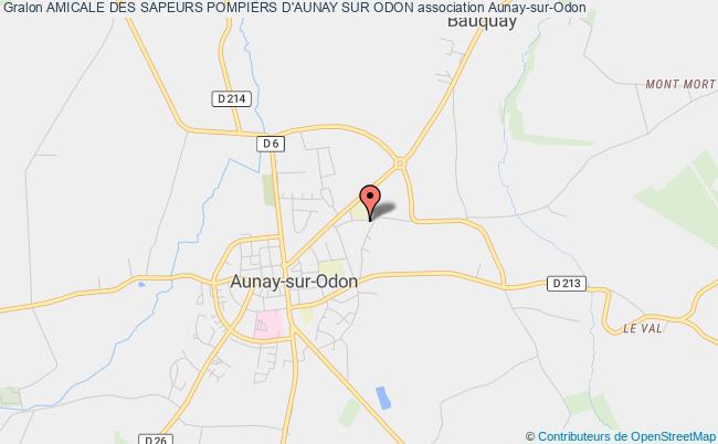 plan association Amicale Des Sapeurs Pompiers D'aunay Sur Odon Aunay-sur-Odon