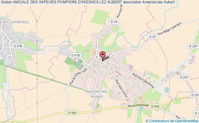 plan association Amicale Des Sapeurs Pompiers D'avesnes Lez Aubert Avesnes-les-Aubert