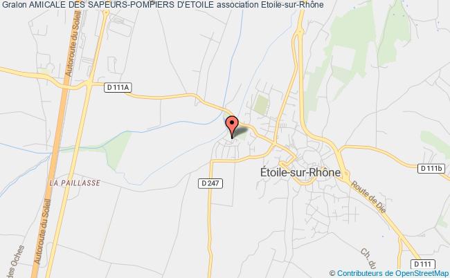 plan association Amicale Des Sapeurs-pompiers D'etoile Étoile-sur-Rhône
