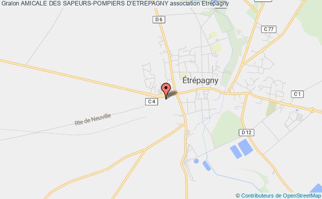 plan association Amicale Des Sapeurs-pompiers D'etrepagny Étrépagny