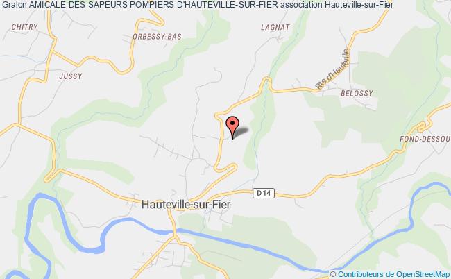 plan association Amicale Des Sapeurs Pompiers D'hauteville-sur-fier Hauteville-sur-Fier