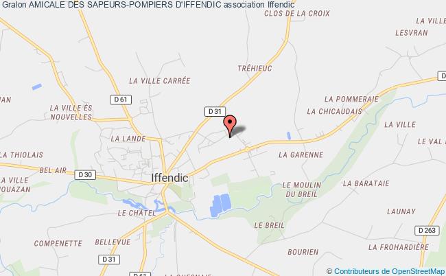 plan association Amicale Des Sapeurs-pompiers D'iffendic Iffendic