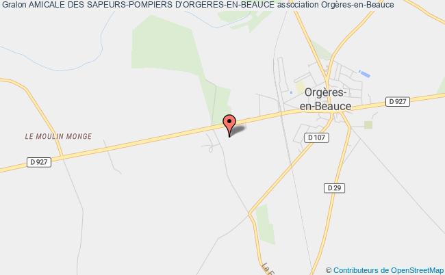 plan association Amicale Des Sapeurs-pompiers D'orgeres-en-beauce Orgères-en-Beauce