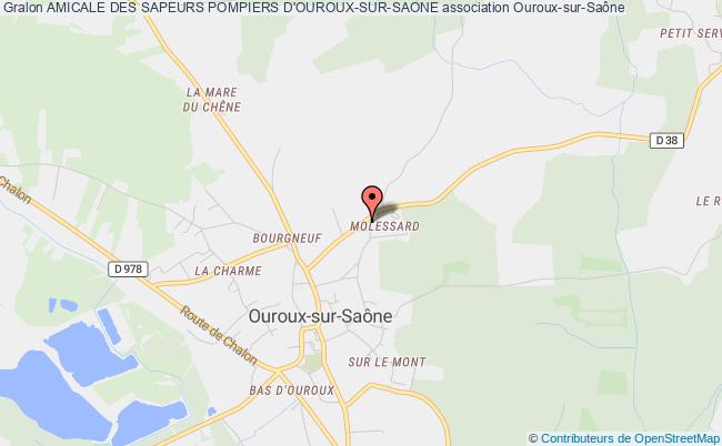 plan association Amicale Des Sapeurs Pompiers D'ouroux-sur-saone Ouroux-sur-Saône