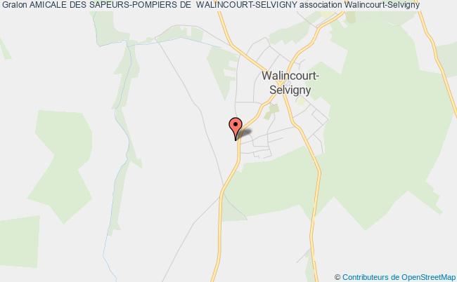 plan association Amicale Des Sapeurs-pompiers De  Walincourt-selvigny Walincourt-Selvigny