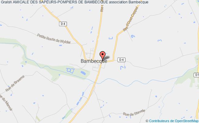 plan association Amicale Des Sapeurs-pompiers De Bambecque Bambecque