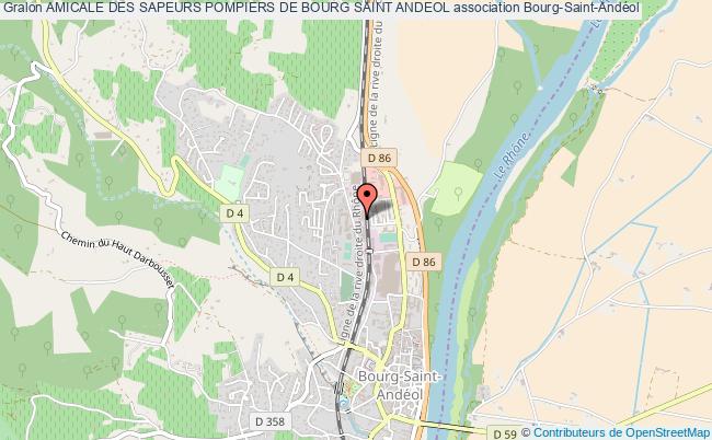 AMICALE DES SAPEURS POMPIERS DE BOURG SAINT ANDEOL