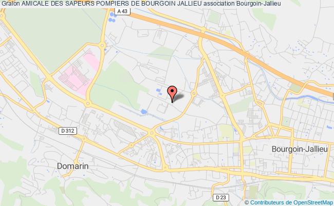 plan association Amicale Des Sapeurs Pompiers De Bourgoin Jallieu Bourgoin-Jallieu