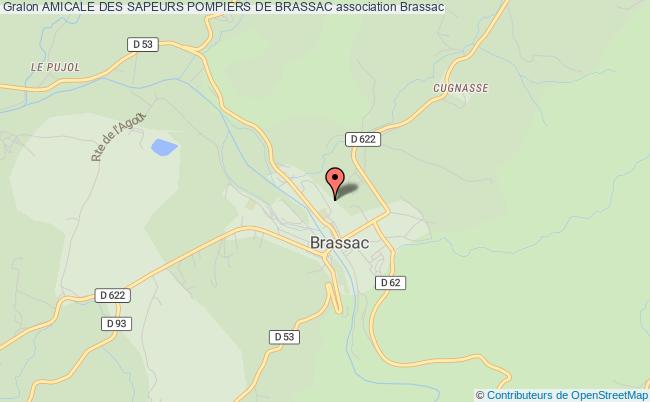plan association Amicale Des Sapeurs Pompiers De Brassac Brassac