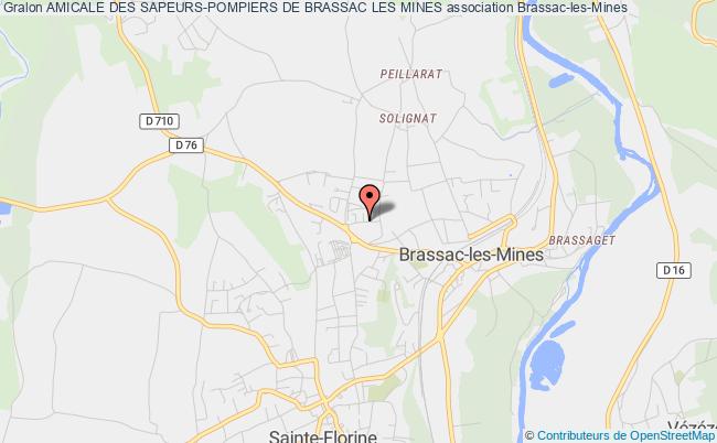 plan association Amicale Des Sapeurs-pompiers De Brassac Les Mines Brassac-les-Mines
