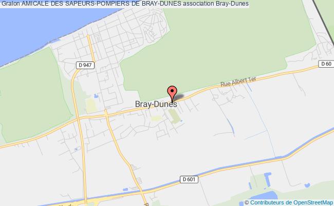 plan association Amicale Des Sapeurs-pompiers De Bray-dunes Bray-Dunes