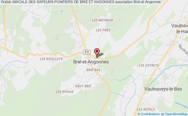 plan association Amicale Des Sapeurs-pompiers De BriÉ Et Angonnes Brié-et-Angonnes