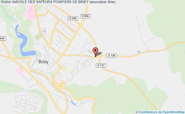 plan association Amicale Des Sapeurs Pompiers De Briey Briey