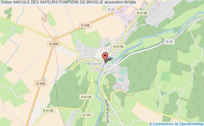 plan association Amicale Des Sapeurs Pompiers De Broglie Broglie