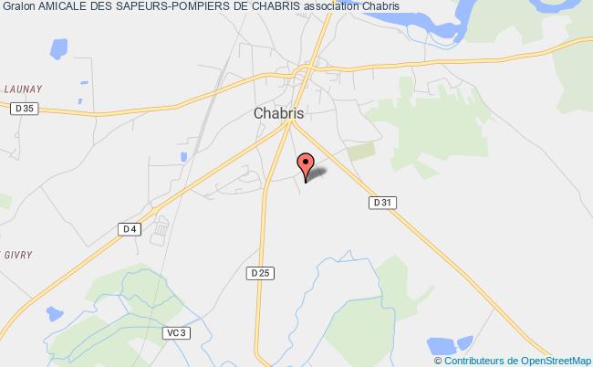 plan association Amicale Des Sapeurs-pompiers De Chabris Chabris