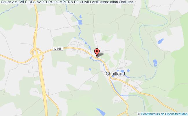 plan association Amicale Des Sapeurs-pompiers De Chailland Chailland