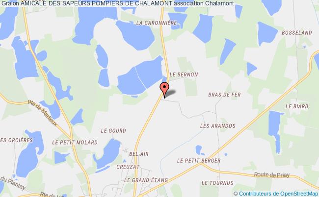 plan association Amicale Des Sapeurs Pompiers De Chalamont Chalamont