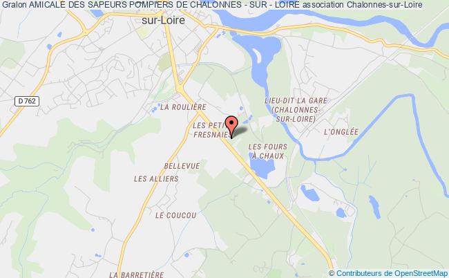 plan association Amicale Des Sapeurs Pompiers De Chalonnes - Sur - Loire Chalonnes-sur-Loire